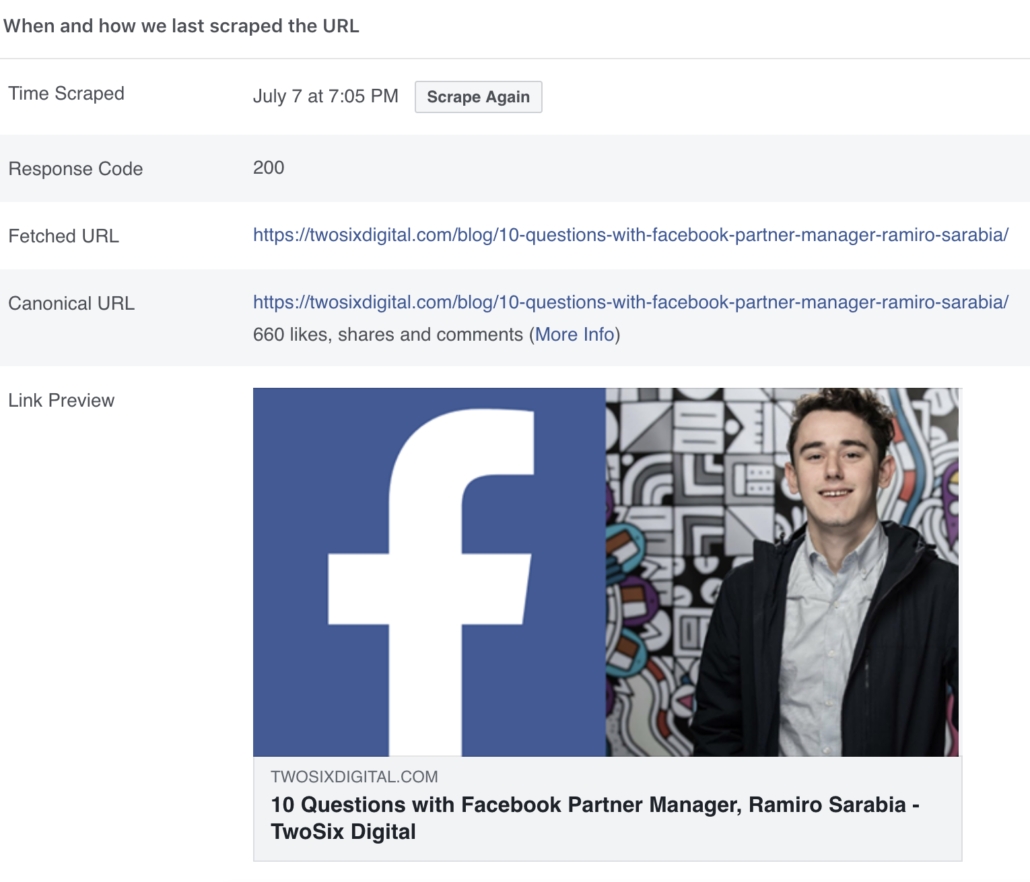 See Facebook Likes Comments Shares on Links - 10 Questions With Facebook Partner Manager Ramiro Sarabia