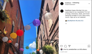 CVB crediting creator of user generated content
